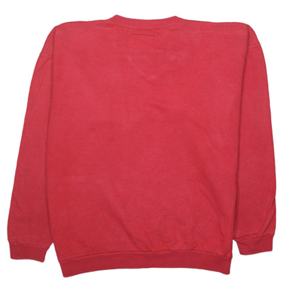 Womens UK Size M Levi's Red Pullover Sweatshirt