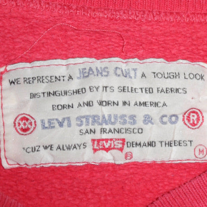 Womens UK Size M Levi's Red Pullover Sweatshirt
