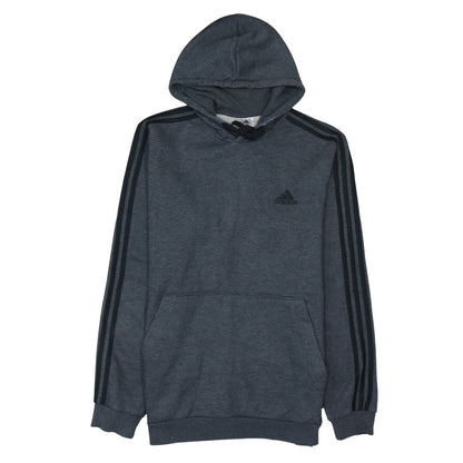 Mens UK Size L adidas Grey Pullover Hoodie