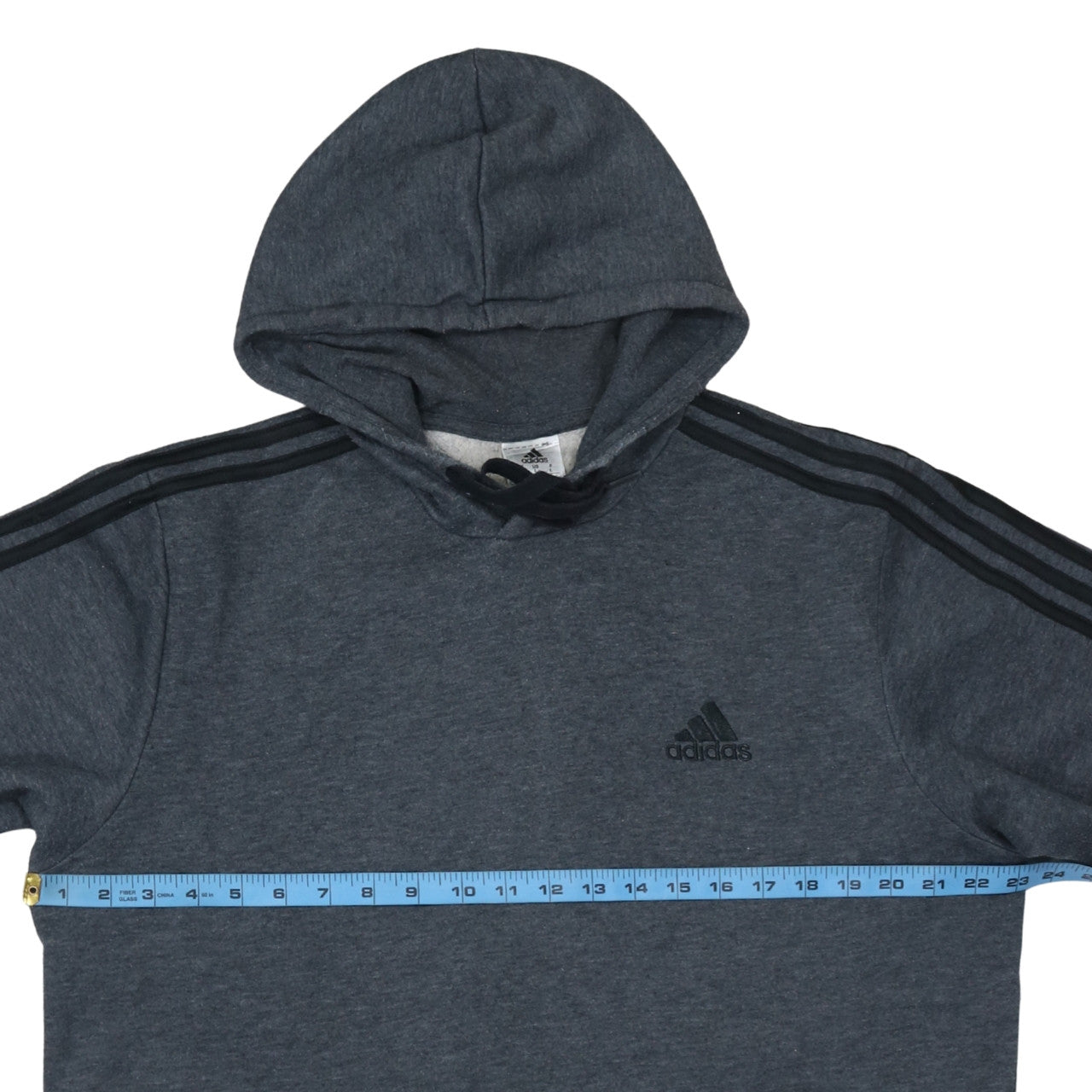 Mens UK Size L adidas Grey Pullover Hoodie