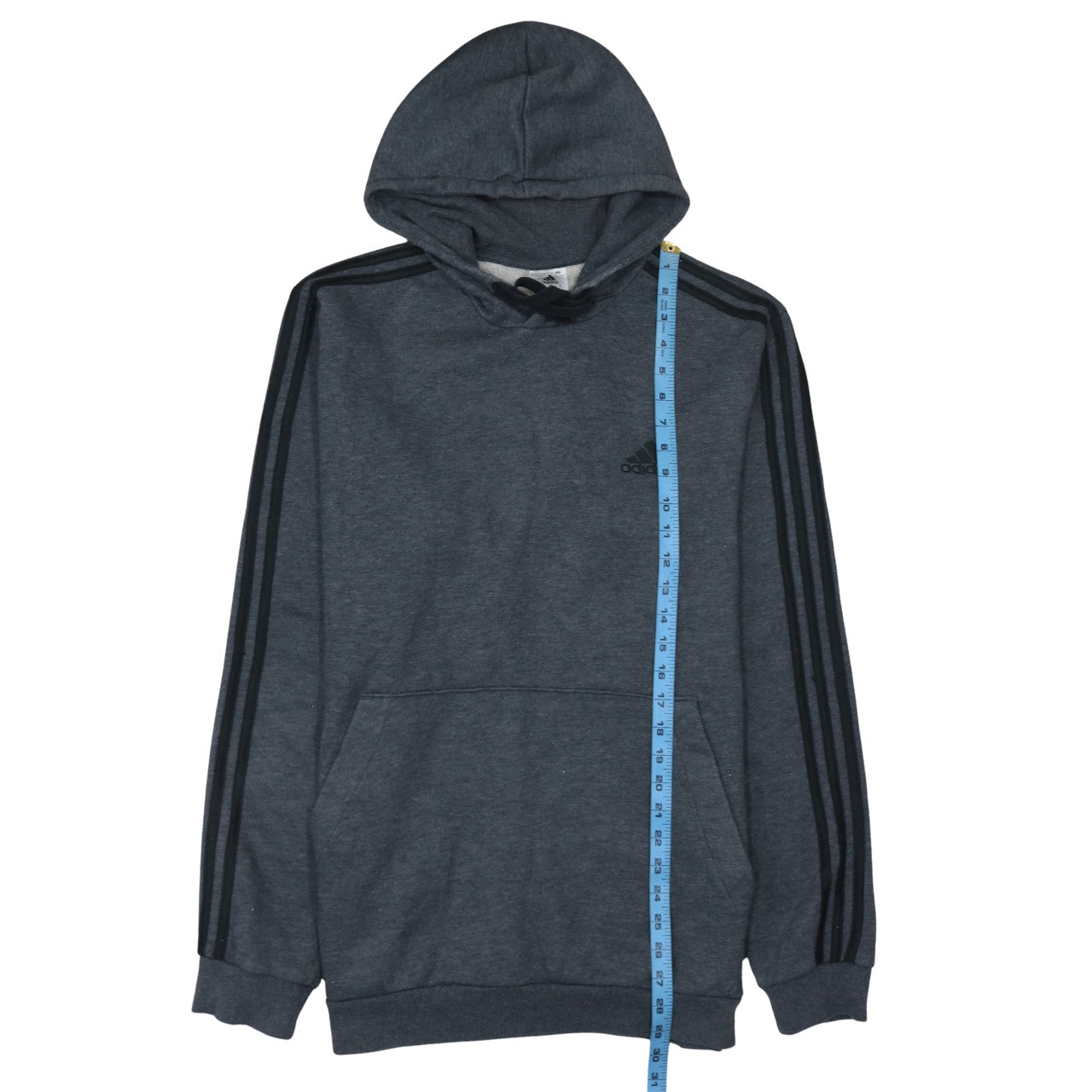 Mens UK Size L adidas Grey Pullover Hoodie