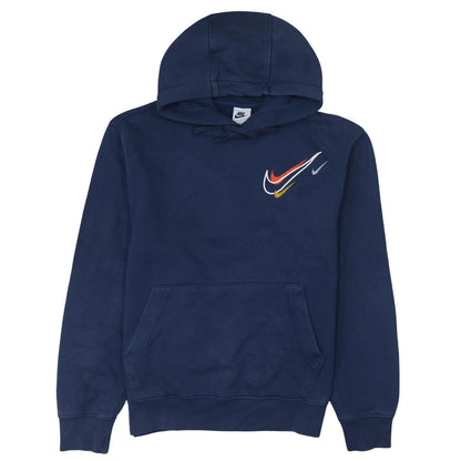 Mens UK Size XS Nike Blue Pullover Hoodie