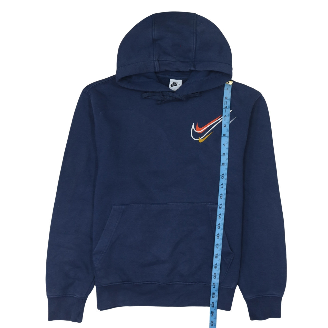Mens UK Size XS Nike Blue Pullover Hoodie