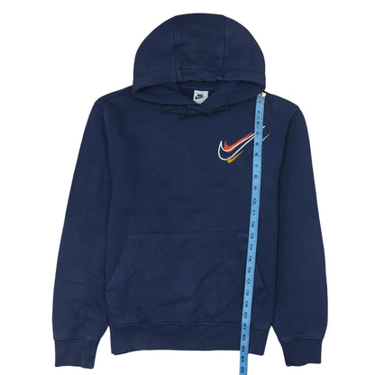 Mens UK Size XS Nike Blue Pullover Hoodie