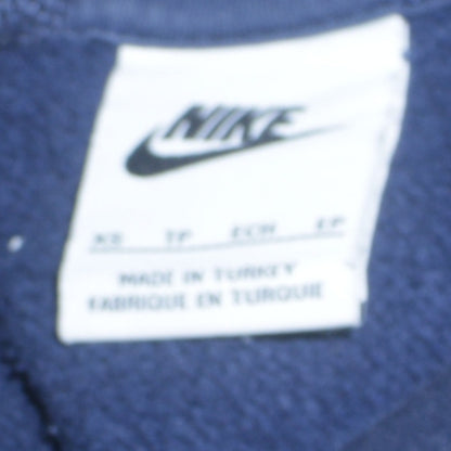 Mens UK Size XS Nike Blue Pullover Hoodie