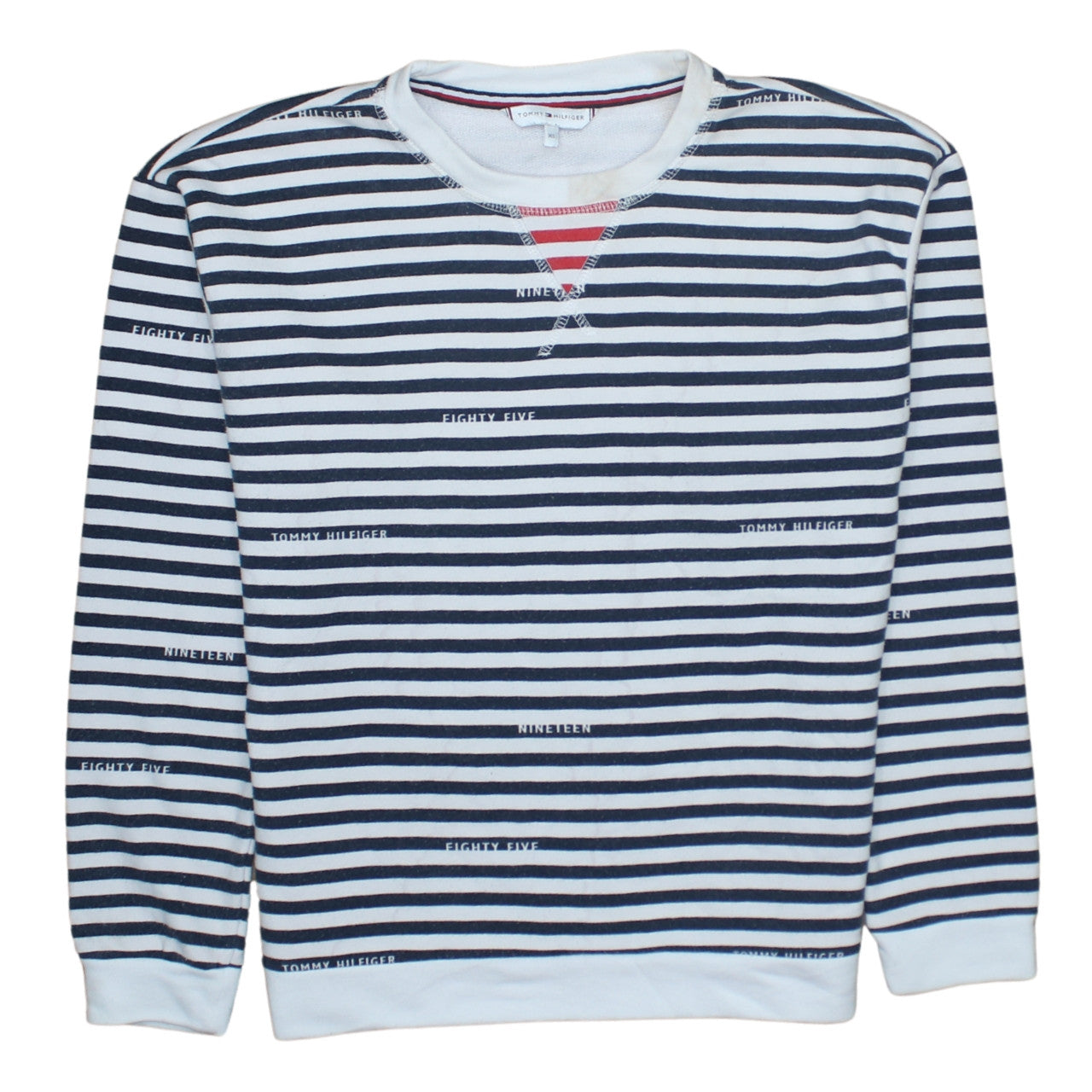 Womens UK Size XS Tommy Hilfiger Blue Pullover Sweatshirt