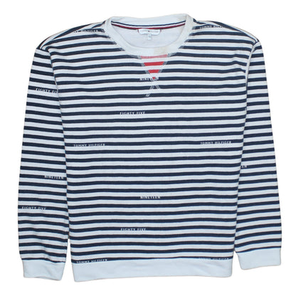 Womens UK Size XS Tommy Hilfiger Blue Pullover Sweatshirt