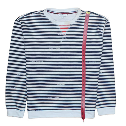 Womens UK Size XS Tommy Hilfiger Blue Pullover Sweatshirt