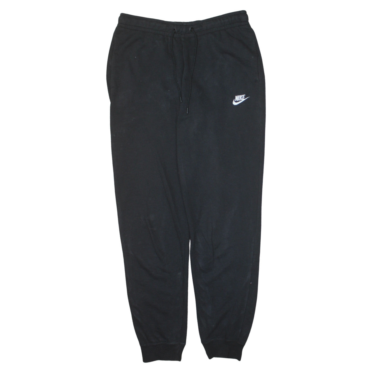 Mens UK Size S Nike Regular Fit Jogger Black Trousers