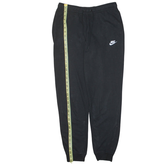 Mens UK Size S Nike Regular Fit Jogger Black Trousers