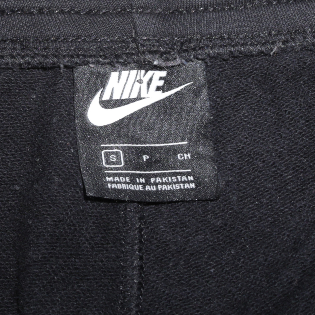 Mens UK Size S Nike Regular Fit Jogger Black Trousers