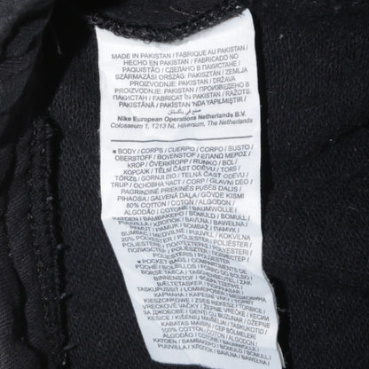 Mens UK Size S Nike Regular Fit Jogger Black Trousers