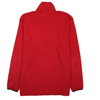 Mens UK Size 3XL Champion Red Henley Sweatshirt
