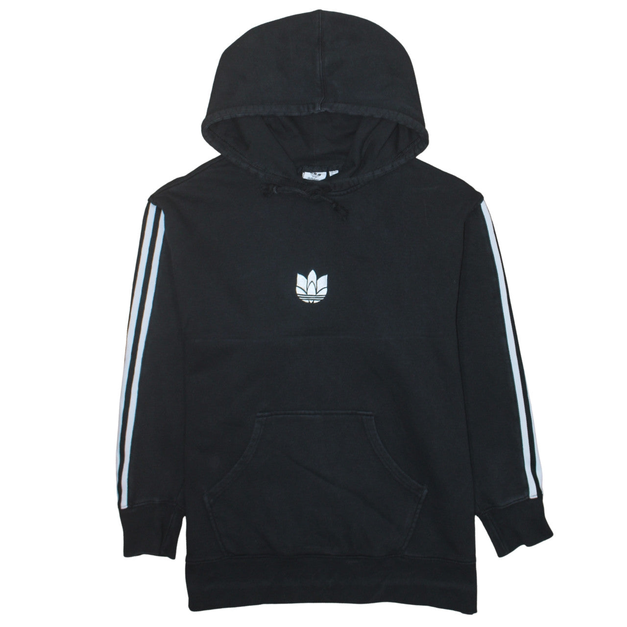 Womens UK Size 12 adidas Black Pullover Hoodie