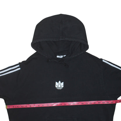 Womens UK Size 12 adidas Black Pullover Hoodie