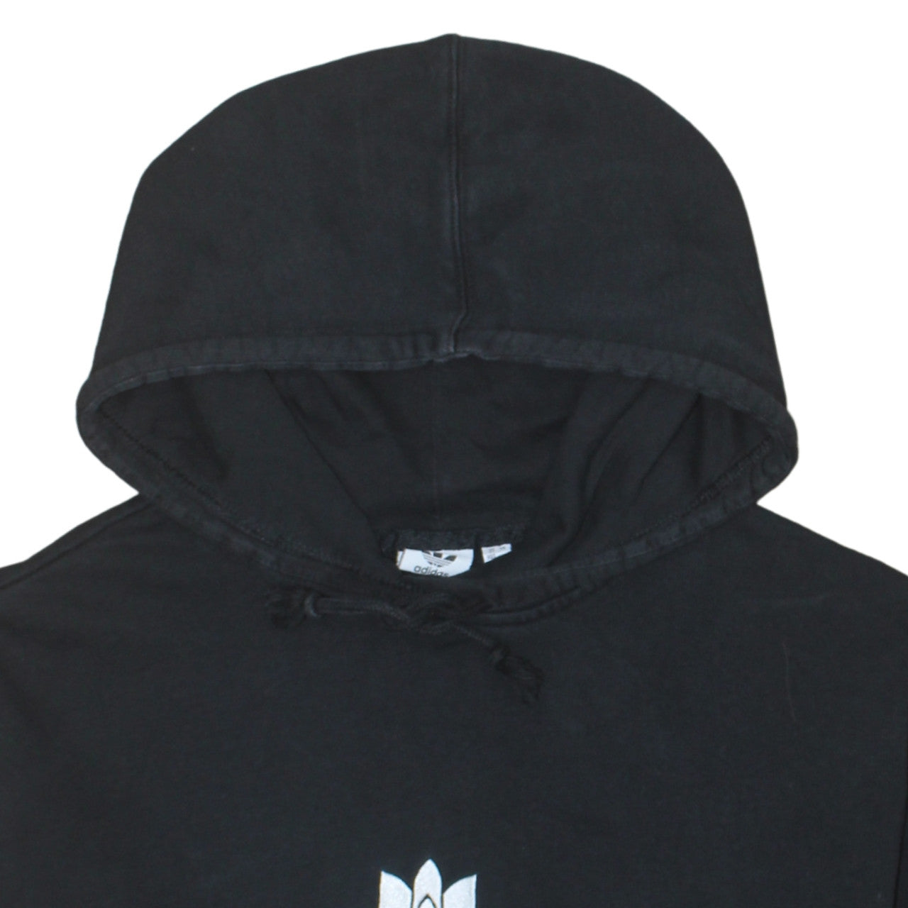 Womens UK Size 12 adidas Black Pullover Hoodie