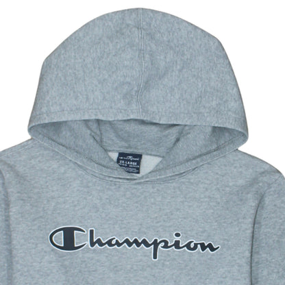 Champion Boys Grey Pullover Hoodie Size 15-16 Years Classic Fit