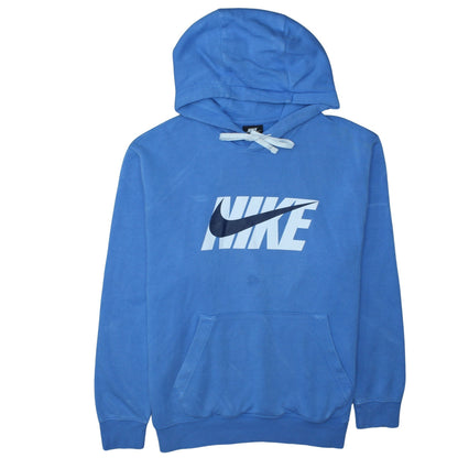 Mens UK Size L Nike Blue Pullover Hoodie