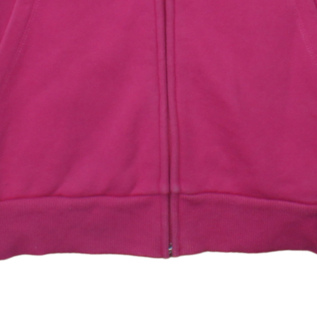 Womens UK Size 12 PUMA Pink Full Zip Hoodie