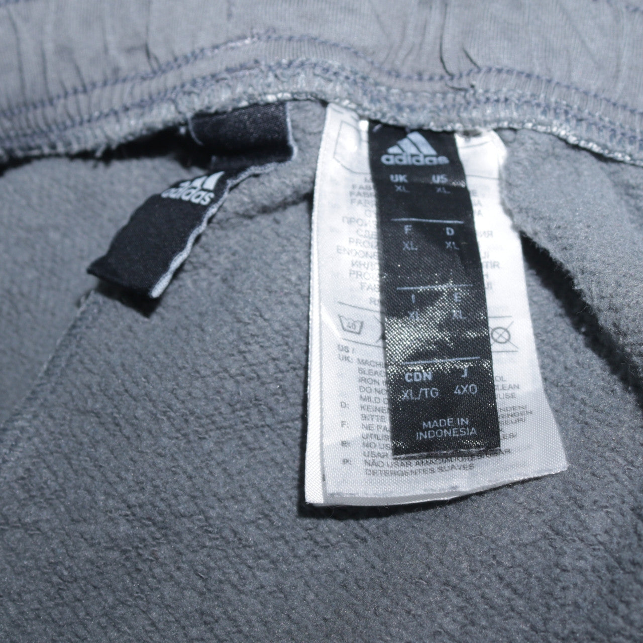 Mens UK Size XL adidas Regular Fit Jogger Grey Trousers