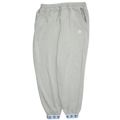 Womens UK Size 16 adidas Regular Fit Jogger Beige Trousers