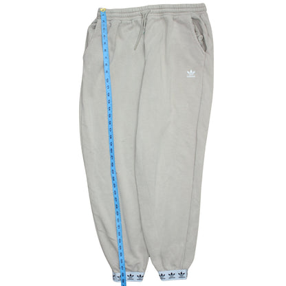 Womens UK Size 16 adidas Regular Fit Jogger Beige Trousers