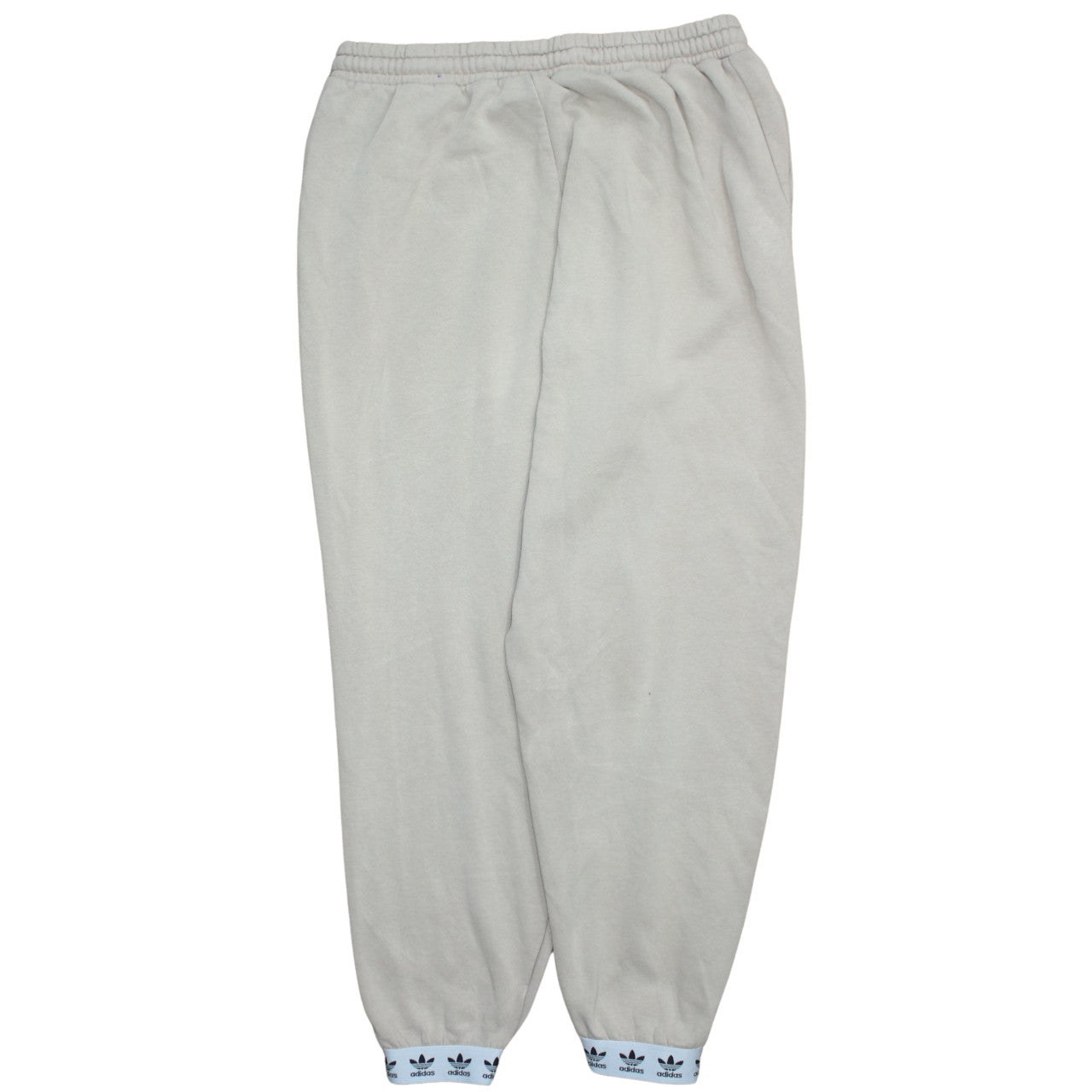 Womens UK Size 16 adidas Regular Fit Jogger Beige Trousers