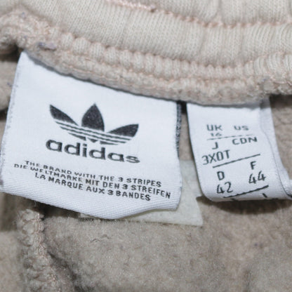 Womens UK Size 16 adidas Regular Fit Jogger Beige Trousers