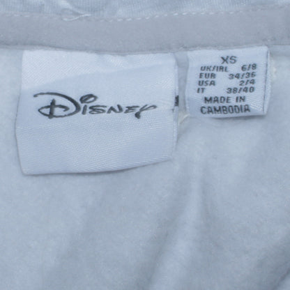 Womens UK Size XS Disney Grey Pullover Hoodie