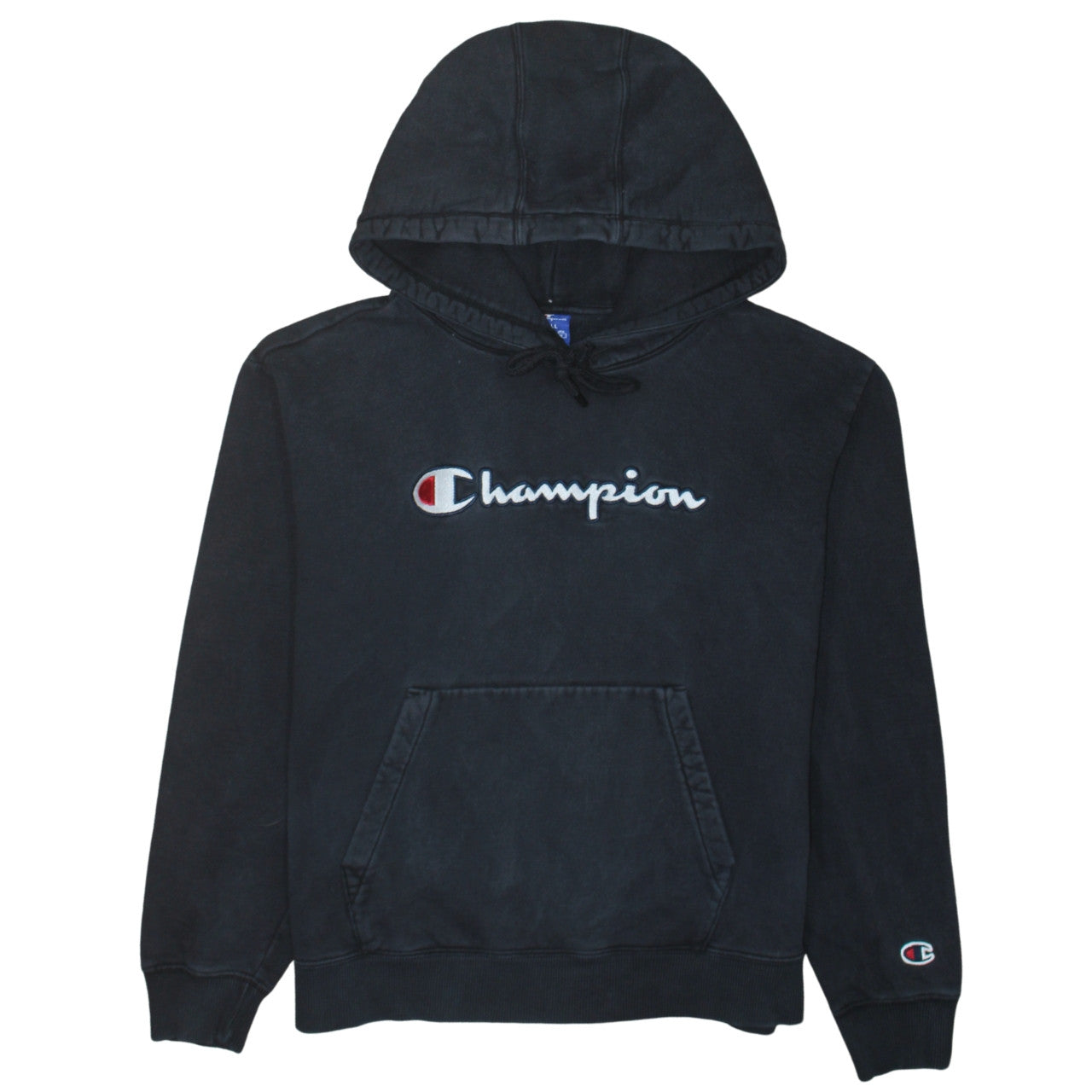 Mens UK Size S Champion Black Pullover Hoodie