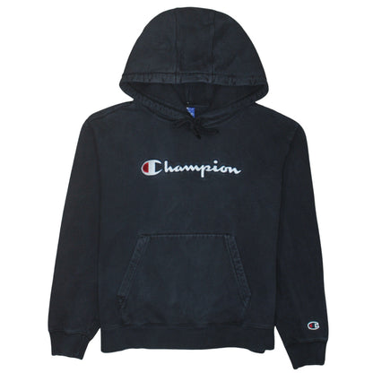 Mens UK Size S Champion Black Pullover Hoodie