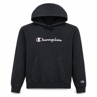 Mens UK Size S Champion Black Pullover Hoodie