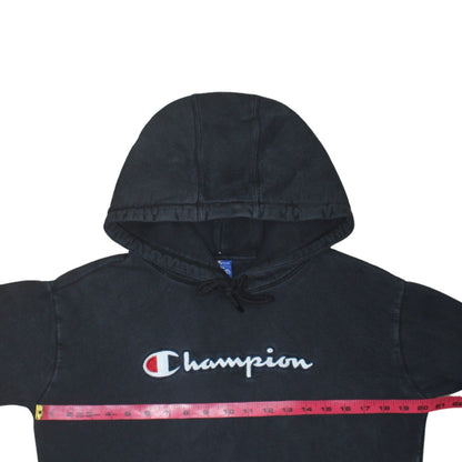 Mens UK Size S Champion Black Pullover Hoodie