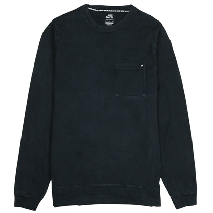 Mens UK Size S Nike Black Pullover Sweatshirt