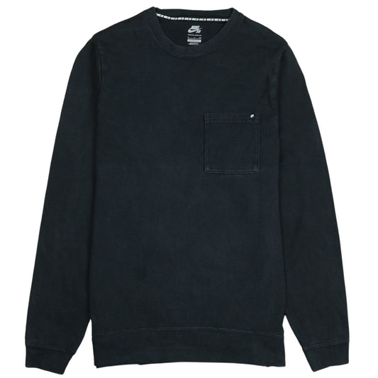 Mens UK Size S Nike Black Pullover Sweatshirt
