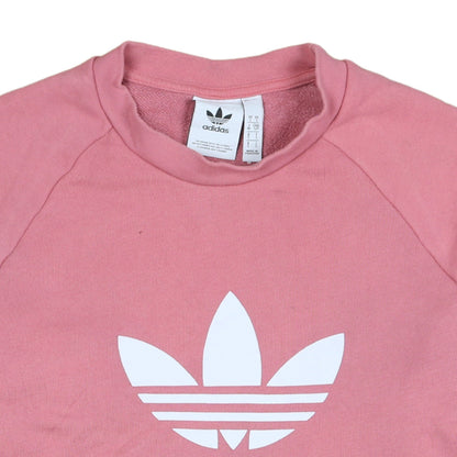 Womens UK Size S adidas Pink Pullover Sweatshirt