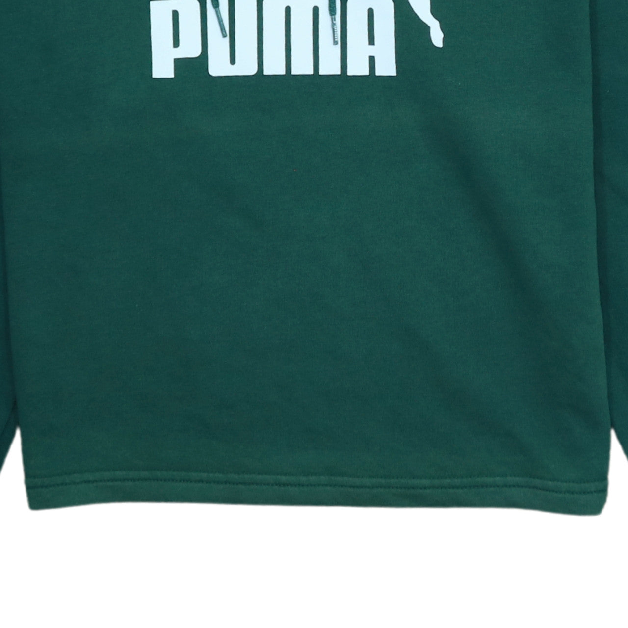 Womens UK Size XS PUMA Green Pullover Hoodie