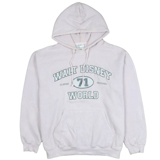Womens UK Size M Disney Pink Pullover Hoodie