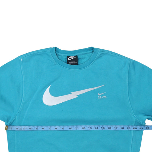 Womens UK Size S Nike Blue Pullover Sweatshirt