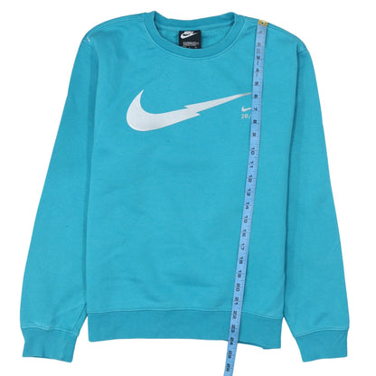 Womens UK Size S Nike Blue Pullover Sweatshirt