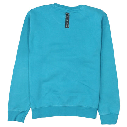 Womens UK Size S Nike Blue Pullover Sweatshirt