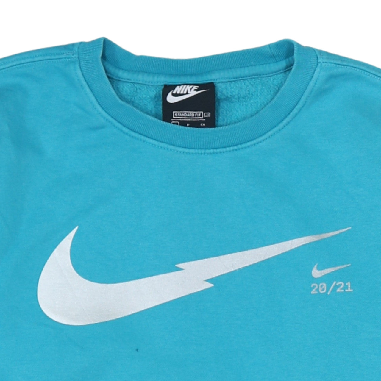 Womens UK Size S Nike Blue Pullover Sweatshirt