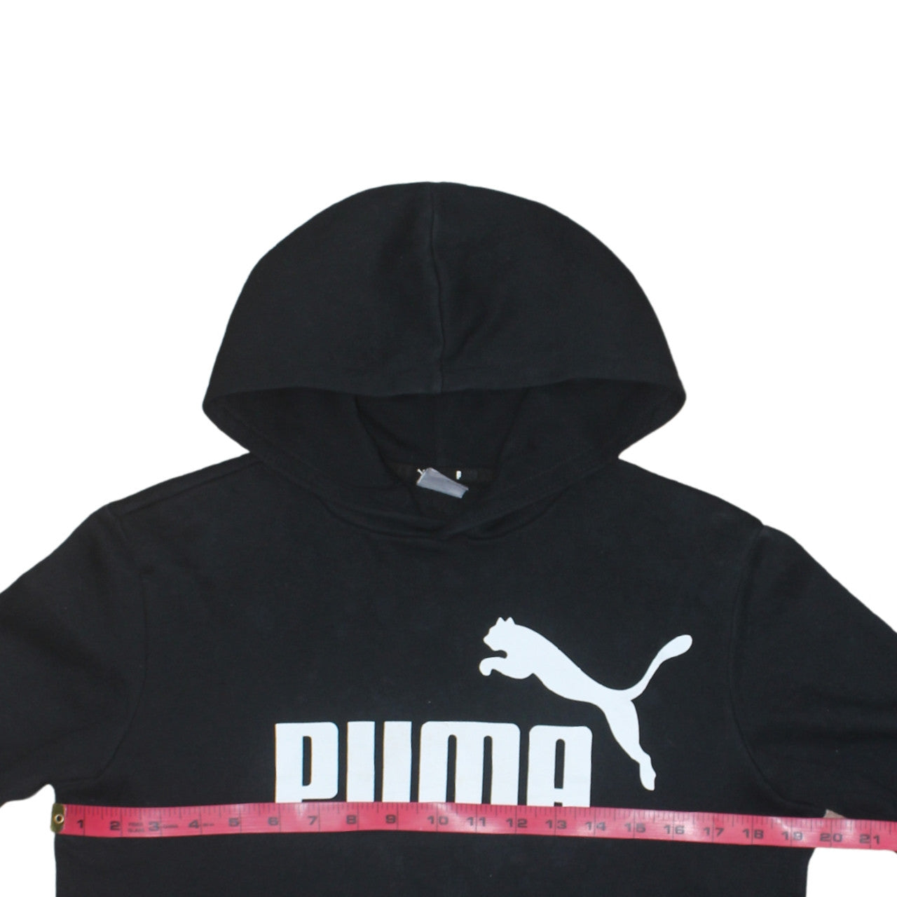 Boys UK Size 15-16 Years PUMA Black Pullover Hoodie