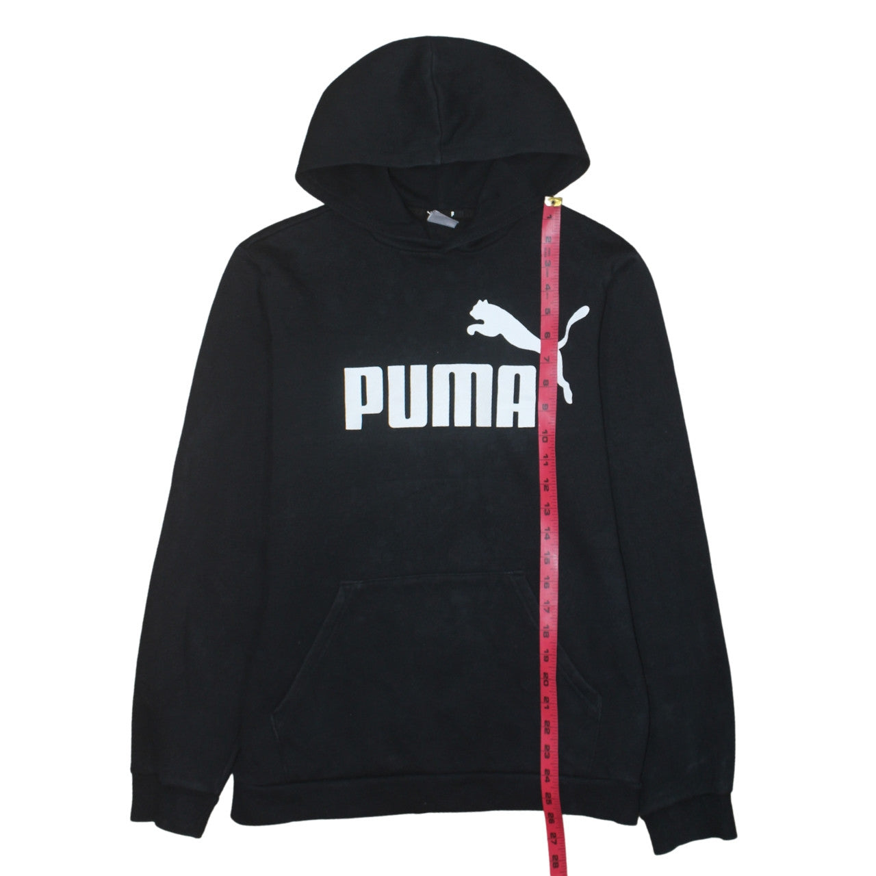 Boys UK Size 15-16 Years PUMA Black Pullover Hoodie