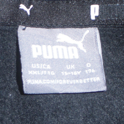 Boys UK Size 15-16 Years PUMA Black Pullover Hoodie