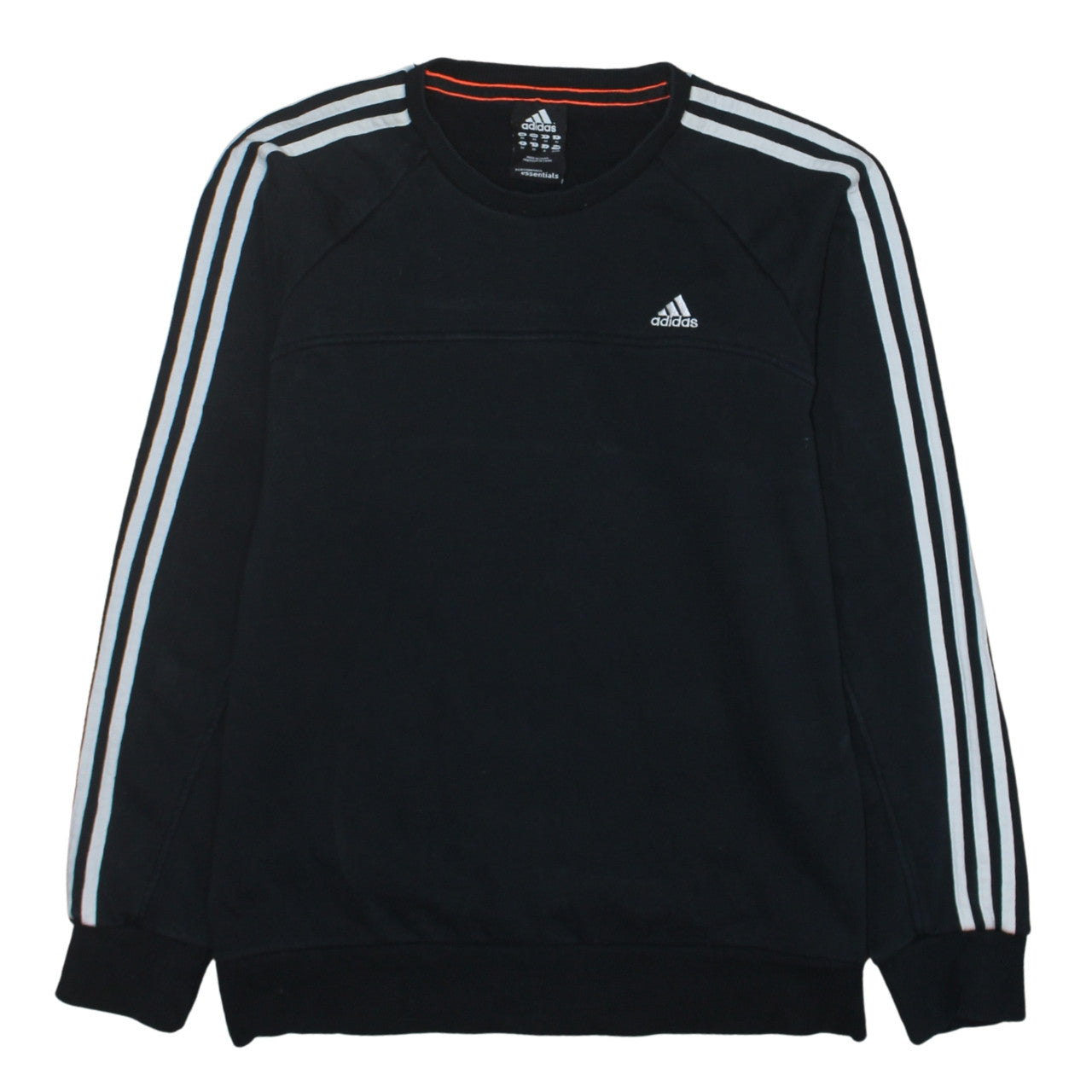 Mens UK Size M adidas Black Pullover Sweatshirt