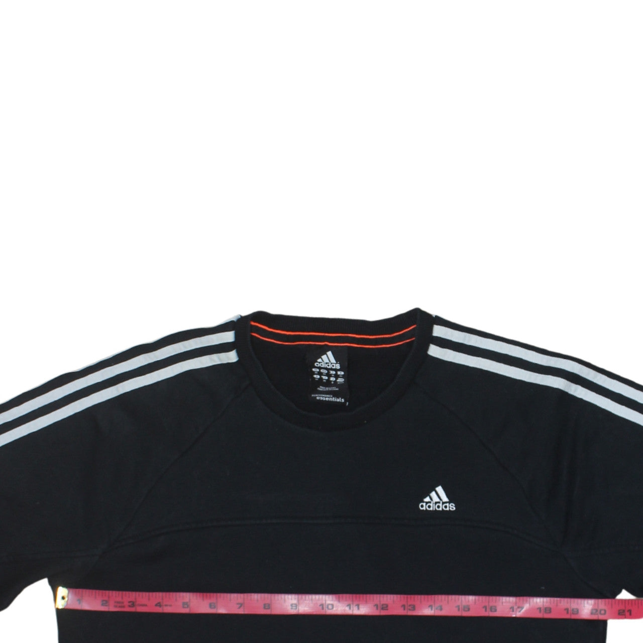 Mens UK Size M adidas Black Pullover Sweatshirt