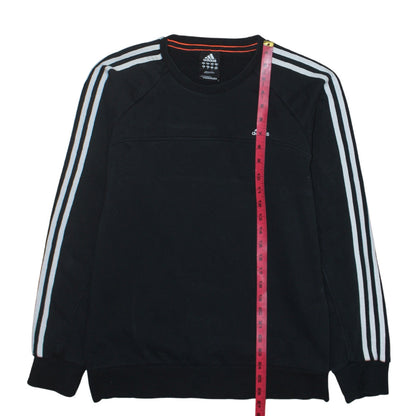 Mens UK Size M adidas Black Pullover Sweatshirt