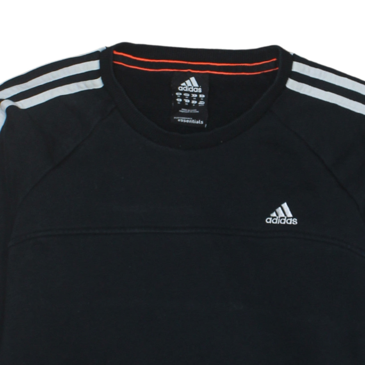 Mens UK Size M adidas Black Pullover Sweatshirt