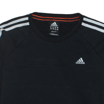 Mens UK Size M adidas Black Pullover Sweatshirt